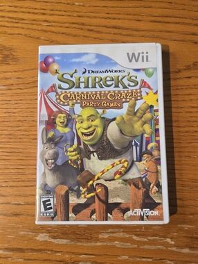 DreamWorks Shrek Carnival Craze Party Games Nintendo Wii